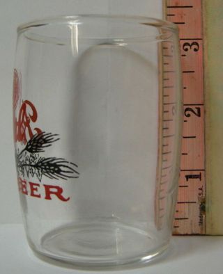 San Antonio,  TX.  Vintage PEARL BEER Drinking Glass.  c.  1940.  Small.  Cute.  SCARCE 2