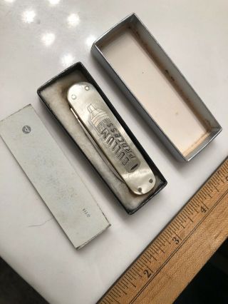 Vintage Advertising Pocket Knife Solingen Germany Cullum Process