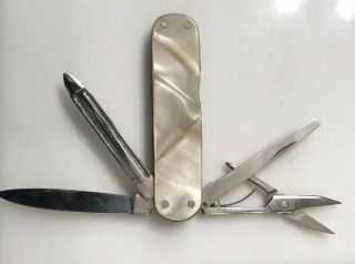 Vintage Advertising Pocket Knife Solingen Germany Cullum Process 3