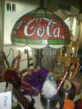 Vintage Coca Cola Matching Lamp Set