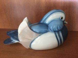 Ethan Allen Bird Ceramic Mandarin Duck Decorating Accessory