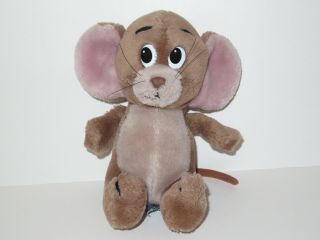 Tom & Jerry Plush Brown Mouse 1985 Presents Mgm Tomy Vintage 8 " Stuffed Animal