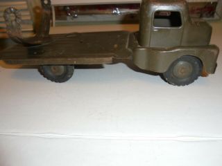 VINTAGE 1940 ' S STRUCTO STEEL ARMY TRUCK USA LIGHT TRUCK? 3