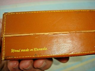 Vintage Unique Miniature Leather Look Suitcase FIRST AID KIT - Made in Canada 5
