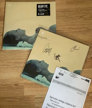 Beady Eye (oasis) Be Vinyl - Nude Gatefold - Lp Autographed - Unplayed.