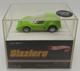 Hot Wheels Redline Sizzler Live Wire In Green,  In Package