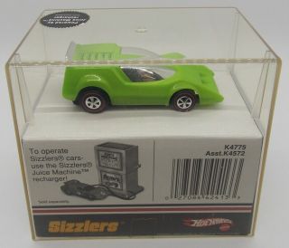Hot Wheels Redline Sizzler Live Wire in green,  in package 2