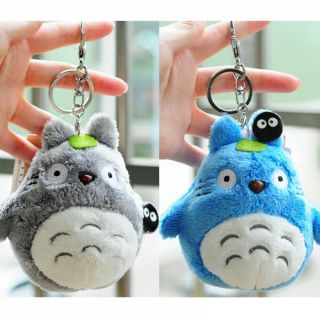 My Neighbor Totoro Keychain Studio Ghibli Anime Small Charm Plush Strap Doll Toy 4