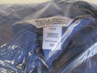 Waffle house 3X Uniform Shirt 8