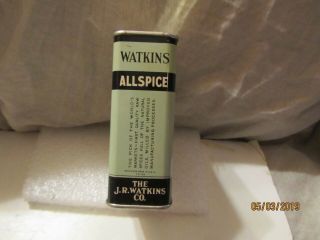 Vintage Watkins Allspice 3 oz Tin Full 4
