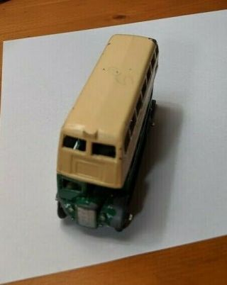 (Meccano) Dinky Toys Double Deck Bus,  29c,  early 1950s,  Cream & Green color 2