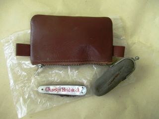 Vintage Charles Heidsieck Champagne Advertising Pocket Knife Scissors F