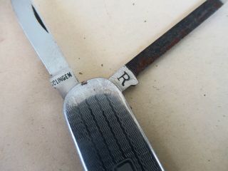 Vintage Holsten Beer Advertising Pocket Knife Scissors Multi Tool Germany Rare F 7