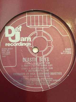 Beastie Boys - Rock Hard 12 