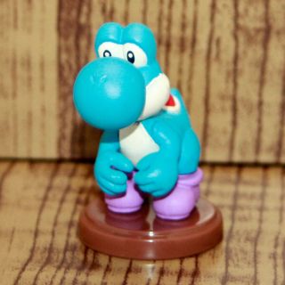 Choco Egg Mario Wii Yoshi Blue Figure Figurine Nintendo Japan Furuta