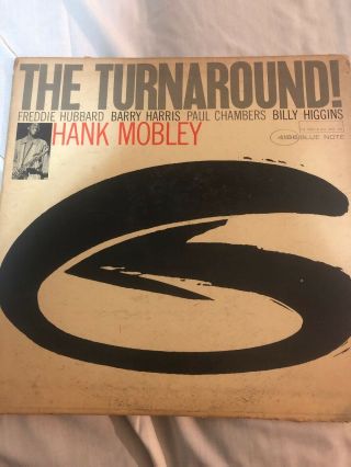 Hank Mobley 1965 Blue Note Lp The Turnaround Featuring Herbie Hancock & Don Byrd