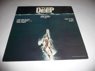 Lp " The Deep " Film Soundtrack Usa - Blue Vinyl (includes 2 Donna Summer Tracks)