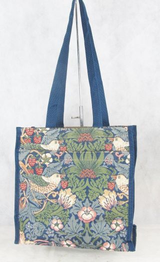 Tapestry Stawberry Thief Bird Shopper Tote Bag - Signare