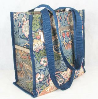 Tapestry Stawberry Thief Bird Shopper Tote Bag - Signare 3
