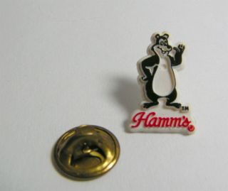 Vintage Hamms Beer 13/16 " Tiny Pinback Button Lapel Pin Scarce