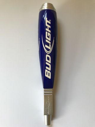 Bud Light Beer Bar Plastic Tap Handle Tall 12” 4 - Sided