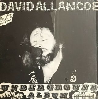 David Allan Coe " Underground " (adults Only) " Rare Dac Records Near