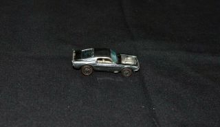 Vintage Hot Wheels Redline Mustang Boss Hoss chrome with white interior 2