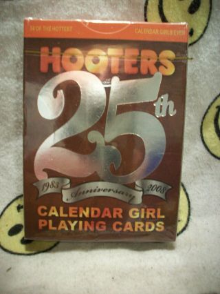 Hooters Restaurant 25th Anniversary Cards From 2008,  Calendar Girls,  Nip