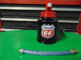 Phillips 66 Usa Gasoline Station Gas Motor Pump Oil Can Oiler Spout Man Cave