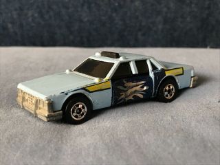 1986 Hot Wheels Crack - Ups Crunch Chief State Police Car