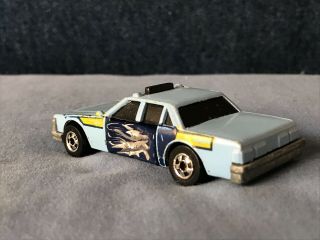 1986 Hot Wheels Crack - Ups Crunch Chief State Police Car 2