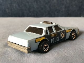 1986 Hot Wheels Crack - Ups Crunch Chief State Police Car 3