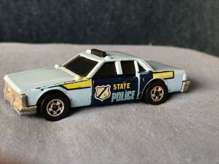 1986 Hot Wheels Crack - Ups Crunch Chief State Police Car 4