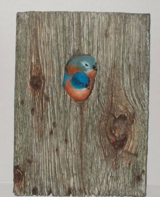 Don Briddell Overboard Art Greetings Eastern Bluebirds 634/5000 Knothole Birds W