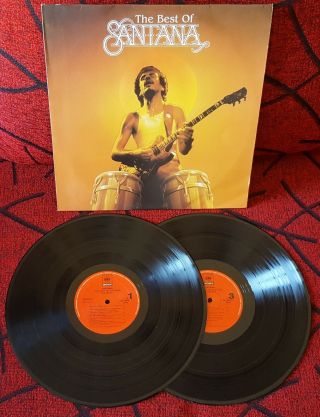 Santana The Best Of & Very Scarce 1991 Spain 2 - Lp Set