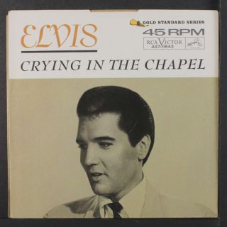 Elvis Presley: Crying In The Chapel 45 (dj,  Ps) Oldies