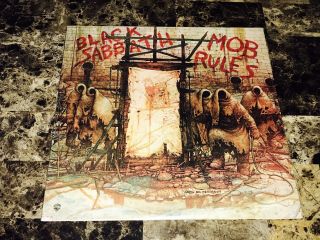 Black Sabbath Rare Mob Rules Vinyl Lp Record Ronnie James Dio Tony Iommi