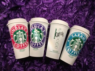 Personalized Starbucks Cup / Travel Mug / Bridesmaid Gifts / Birthday Gift