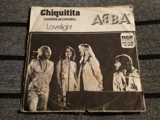 7 " Abba - Chiquitita (spanish Version) Ep Bolivia