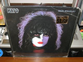 Kiss Paul Stanley Vinyl Lp Cutout Corner