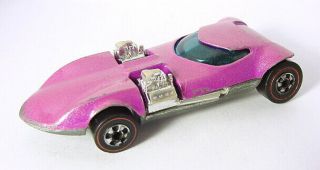 1973 Mattel Hot Wheels Redline Twinmill Fluorescent Pink Enamel Hk
