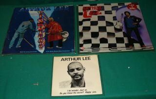 Arthur Lee Of Love - 1.  Vindicator (v Rare) 2.  Arthur Lee (1981) 3.  1977 Ep I Do Wonder