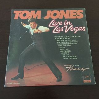 Pop Vocal (lp) Tom Jones " Live In Las Vegas " (parrot) Orig 1969.  Still