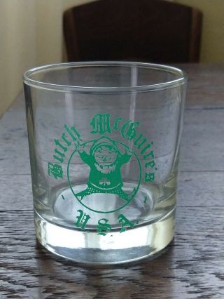 Butch McGuires Rocks Glass Vtg Chicago IL Cocktail Cup Irish Pub Tavern Libbey 2
