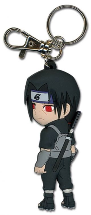 Legit Naruto Authentic Pvc Keychain Sd Itachi In Anbu Fighting Gear 3995