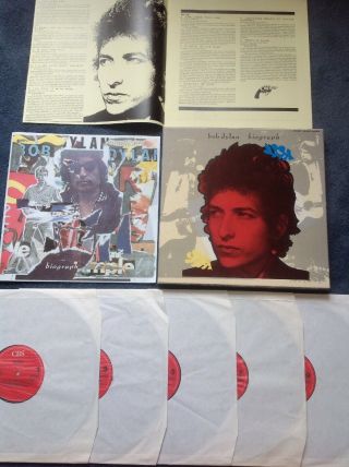 Bob Dylan Biograph 5 Lp Deluxe Edition