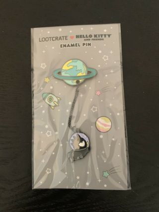 Badtz - Maru Enamel Pin Blast Off Hello Kitty Sanrio Loot Crate Exclusive
