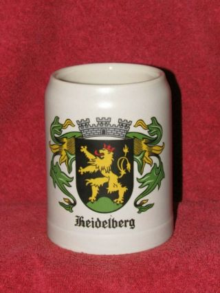 Anheuser Busch Budweiser Beer Mug Stein Called German City Heidelberg