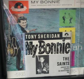 25th Anniversary Polydor My Bonnie Tony Sheridan The Beatles Stereo Lp 45 Ps