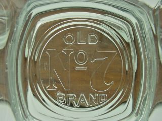 Vintage Jack Daniel ' s Old No.  7 Whiskey Rocks Glasses Set of 4 3